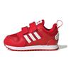 adidas Originals ZX 700 Durable Low-Top Walking Shoes Baby Shoes Red GV8872