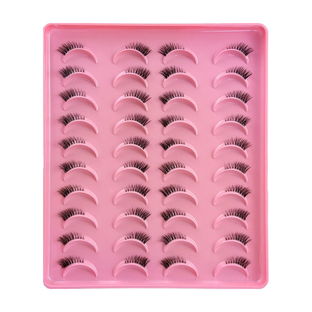 European and American fox oblique flying eyelashes half eyelashes curled chemical fiber twenty pairs of eyelashes false eyelashes