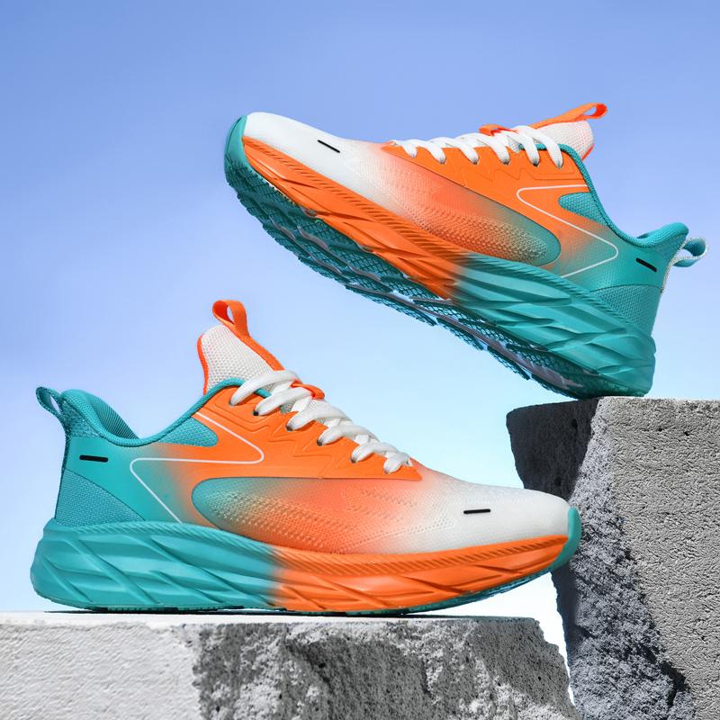 Big Size Running Shoes Men Women Sports Shoes Summer Sneakers Outdoor Jogging Athletic Training Shoes Soft Cushioning Breathable