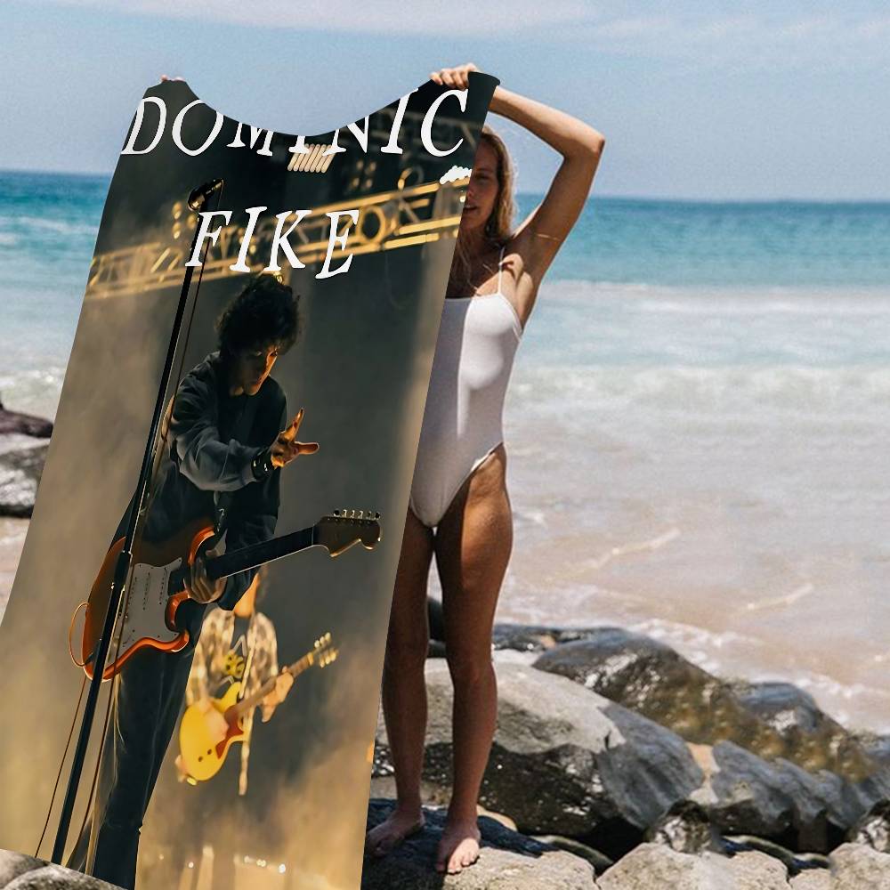 

Pop Singer Dominic Fike Beach Towel Colorful Bath Towels For Girl Microfiber Quick Dry Sand Free Beach Yoga Spa Gym Pool W30*H60(CM)