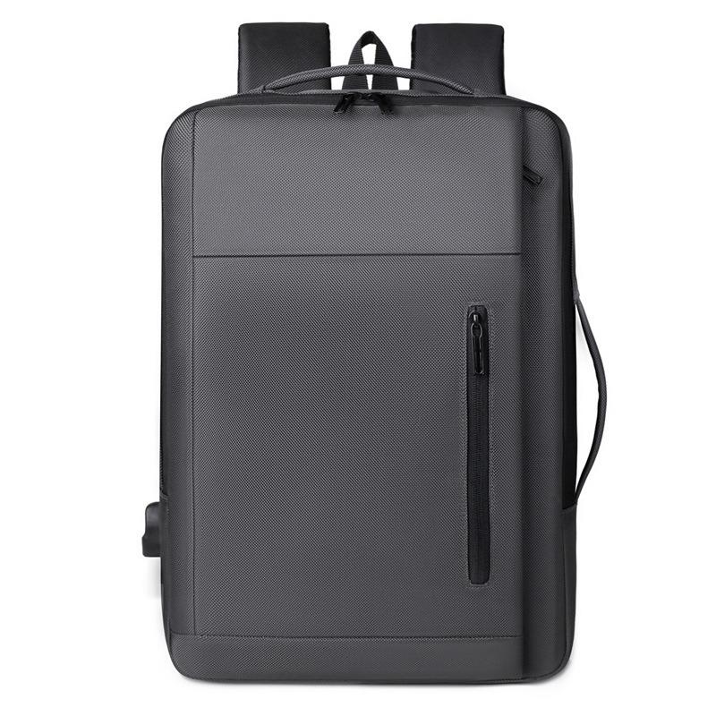 Business Commuter Going Out Travel Backpack Large Capacity Multifunctional Versatile Leather Film Anti-splashing Water