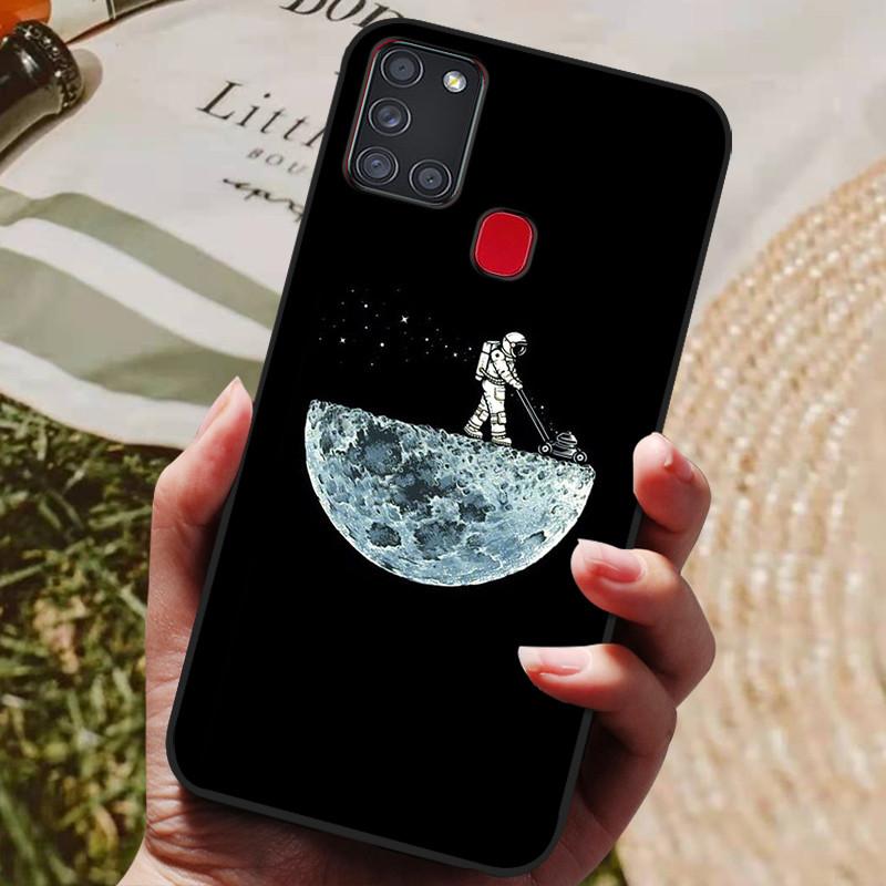 For Samsung A21S Case Phone Cover Silicone Soft TPU Back Cover for Samsung Galaxy A21S Case A 21S A21 S A217F Fundas Bumper