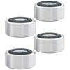 4 Stück Lautsprecher-Stoßdämpferfüße Plattenspieler-Ständer Isolierpad Audio-Aluminiumlegierung Vibrationsdämpfer