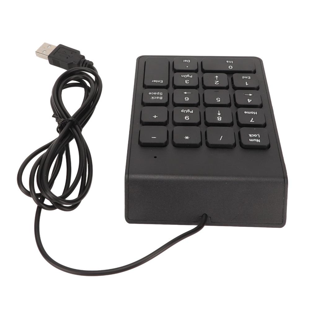 1PCS/2PCS 18 Keys Wired Number Pad Easy Installation Mechanical Number Pad Data Entry
