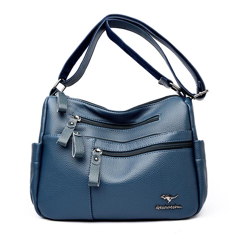 Módní velkokapacitní taška pro maminky středního věku, crossbody taška, dámská taška přes jedno rameno