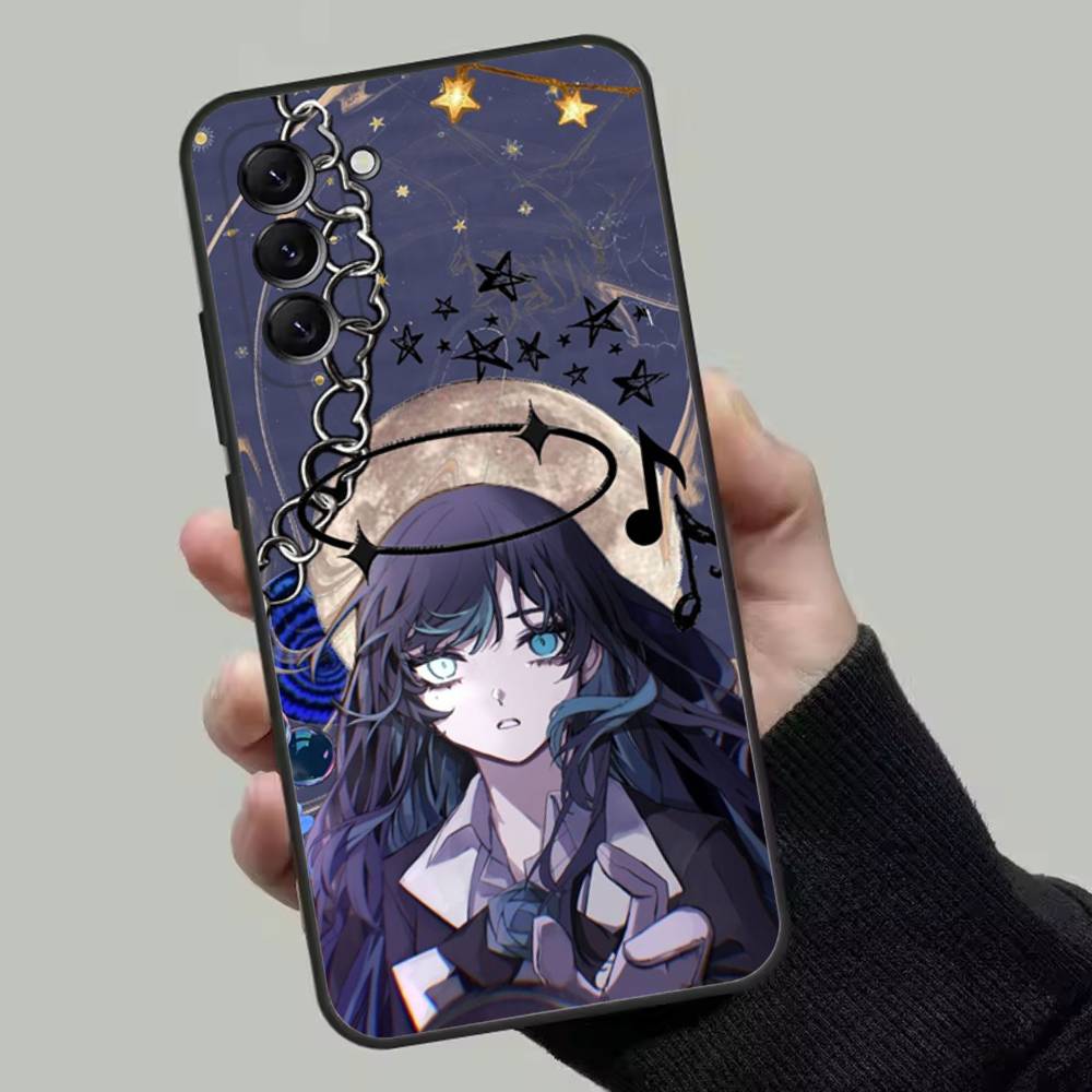Ado Kyogen X Uta Handyhülle Für Samsung Galaxy A13,A21s,A22,A31,A32,A52,A53,A71,A80,Weiche Schwarze Schale