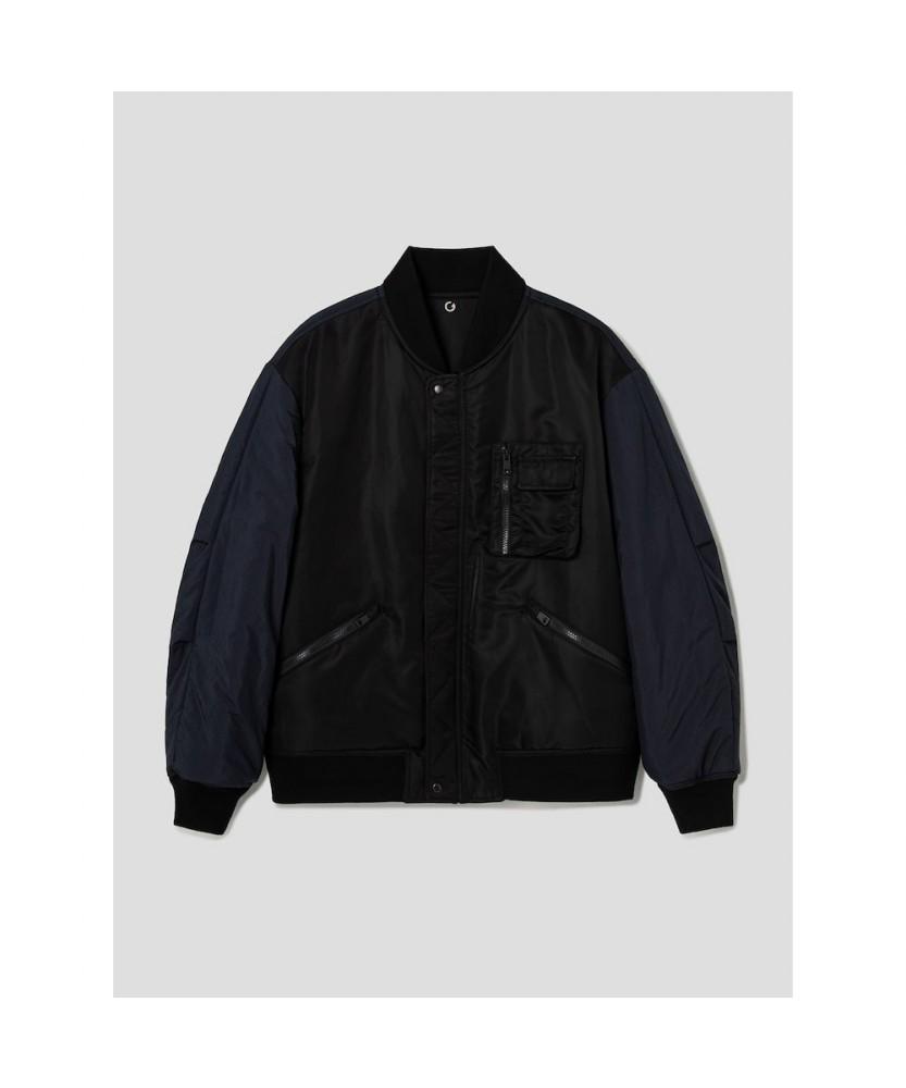 Shift.G Reversible Aviator Padding Jumper Black