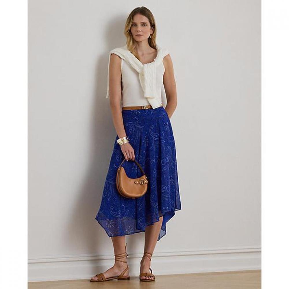 Юбка-плиссе с узором пейсли Lauren Ralph Lauren Wmlrskts6h20293400 0