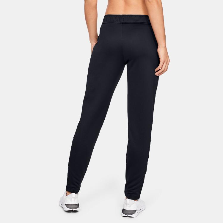 Under Armour Drawstring Training Running Straight Leg Pants Women pants Black 1344490-001