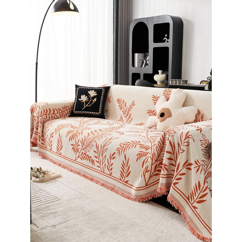 Nordic Style High-Grade Sofa Towel Four Seasons Universal Sofa Cover Chenille Anti-Scratching Sofa Cover Sofa Cover
