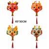 Cartoon Dragon Dragon Year Lantern DIY Materials with LED Light Handheld Lantern  Spring Festival
