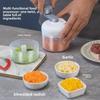 Manual Garlic Press With Multi Function Design For Home Cooking And Gift Use