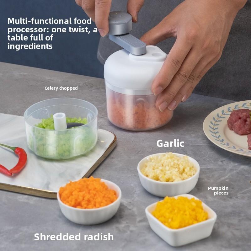 Manual Garlic Press With Multi Function Design For Home Cooking And Gift Use