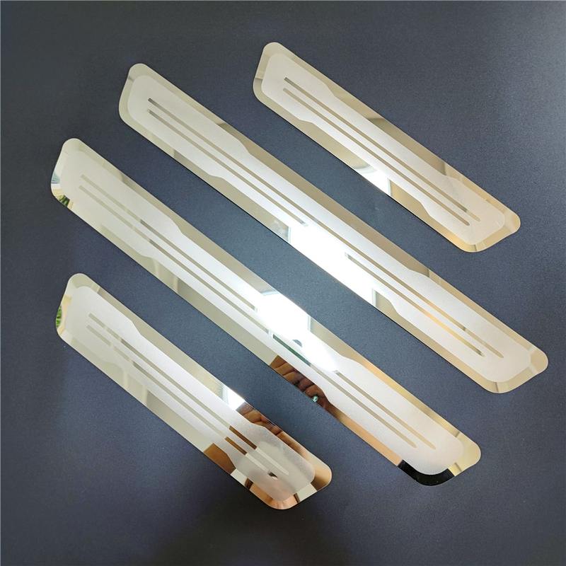 

For Mitsubishi Eclipse Cross 2017- Car Door Sill Scuff Plate Cover Trim Stainless Threshold Pedal Protector Accessories