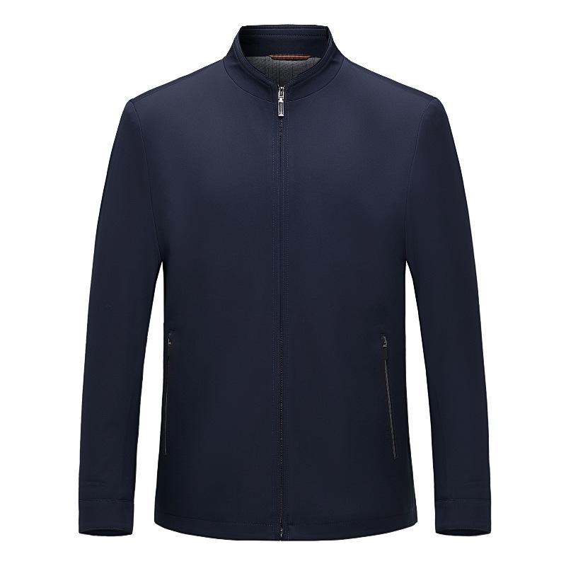 Genuine men's jacket, dad jacket, jacket stand collar, casual business executive spring and autumn