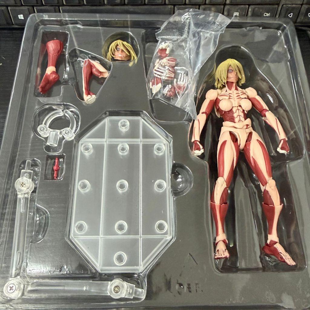 Attack On Titan Pvc Action Figure Model For Office Desk Decor With Articulation