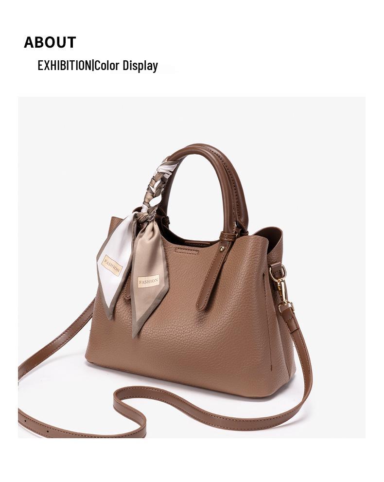 Mother's Day Caramel Large Capacity High-End Mom Handbag 2026