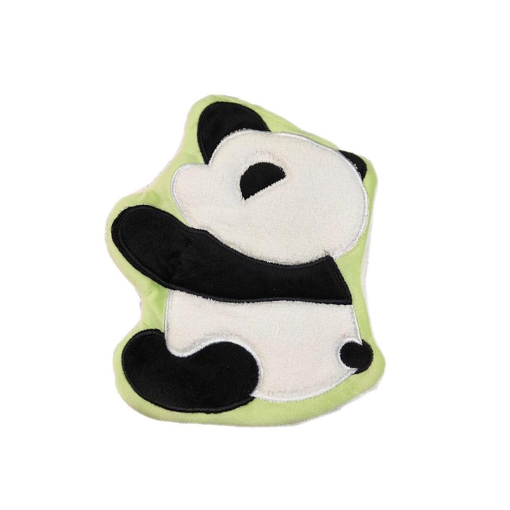Panda Embroidered Soft Coral Fleece Hand Towel - Water Absorbent Kitchen Cloth