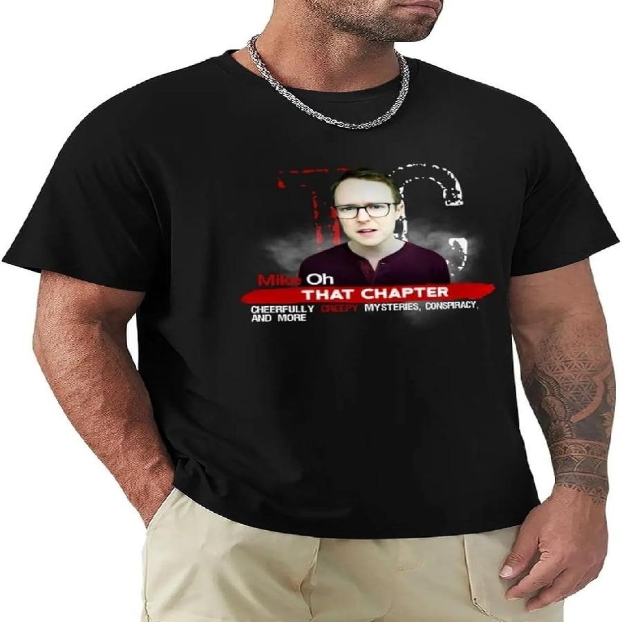

FTYHKsedhcx That-Chapter-Mike-OH-T-Shirt-Cute-Clothes-Korean-Fashion-Oversized-t-Shirt-Men XXXXXL чорний