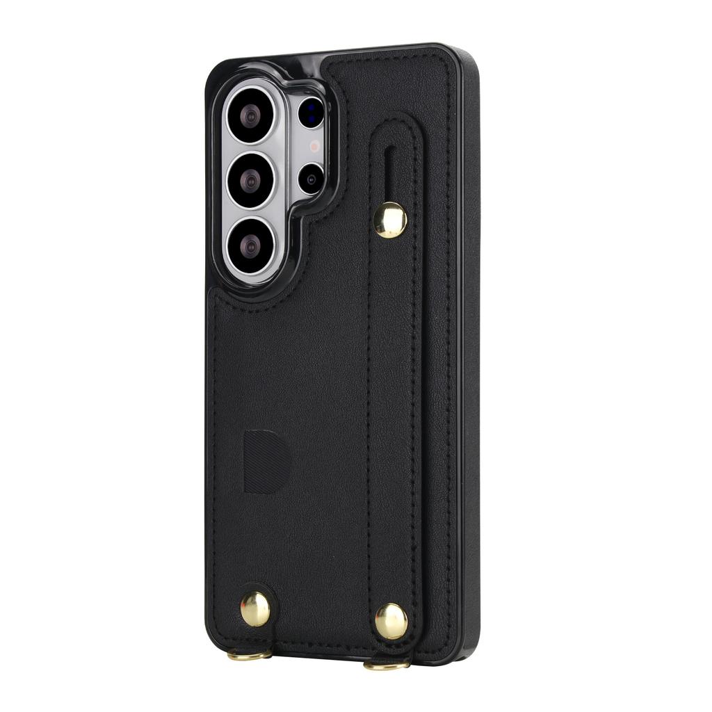 Crossbody Card Holder Square Case for Samsung Galaxy S26 Ultra S25 Edge S24 S23 Plus S25 FE Lanyard Wristband Stand Bag Cover