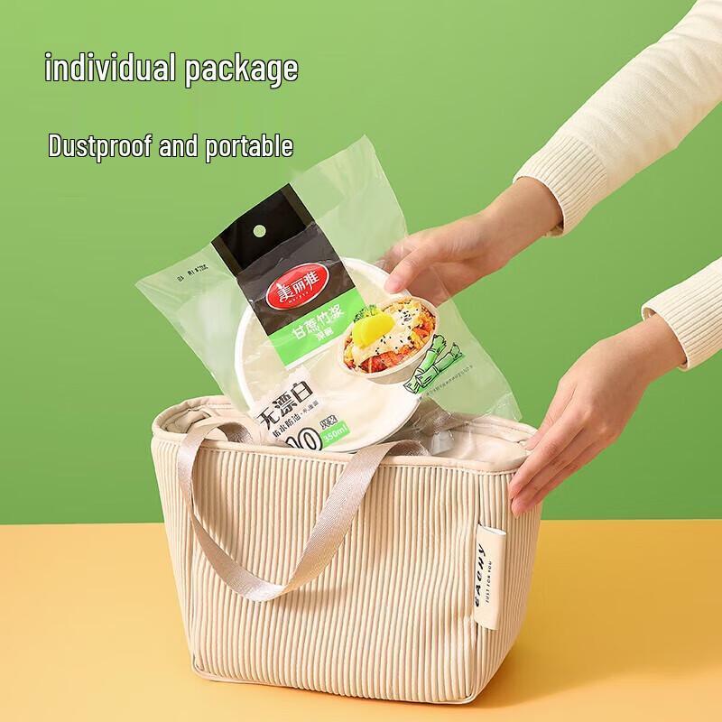 Meiliya Einwegschalen aus Zuckerrohrzellstoff