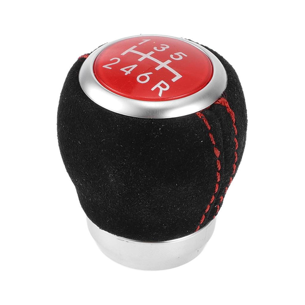 HOPESPANNER Subaru 6 Speed Manual Gear Shift Knob Plastic Synthetic Leather Car Gearbox Stick