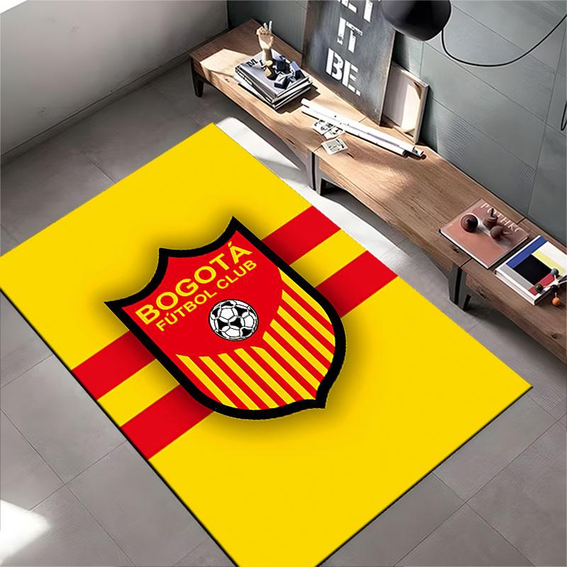 Bogotá Fútbol Club Logo Carpet suitable as a non-slip mat for the living room or bedroom sofa