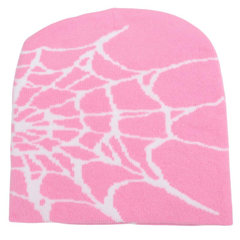 Unisex Spider Web Knit Hat: Warm, Windproof Autumn/Winter Fashion Beanie