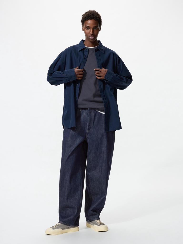 Uniqlo Japan Wide Tapered Jeans Long