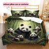 Cartoon Pattern Bedding Quilt Set Quilt Cover Pillowcase Home Decoration Birthday Gift (1 * duvet cover + 2 * pillowcase, without core)