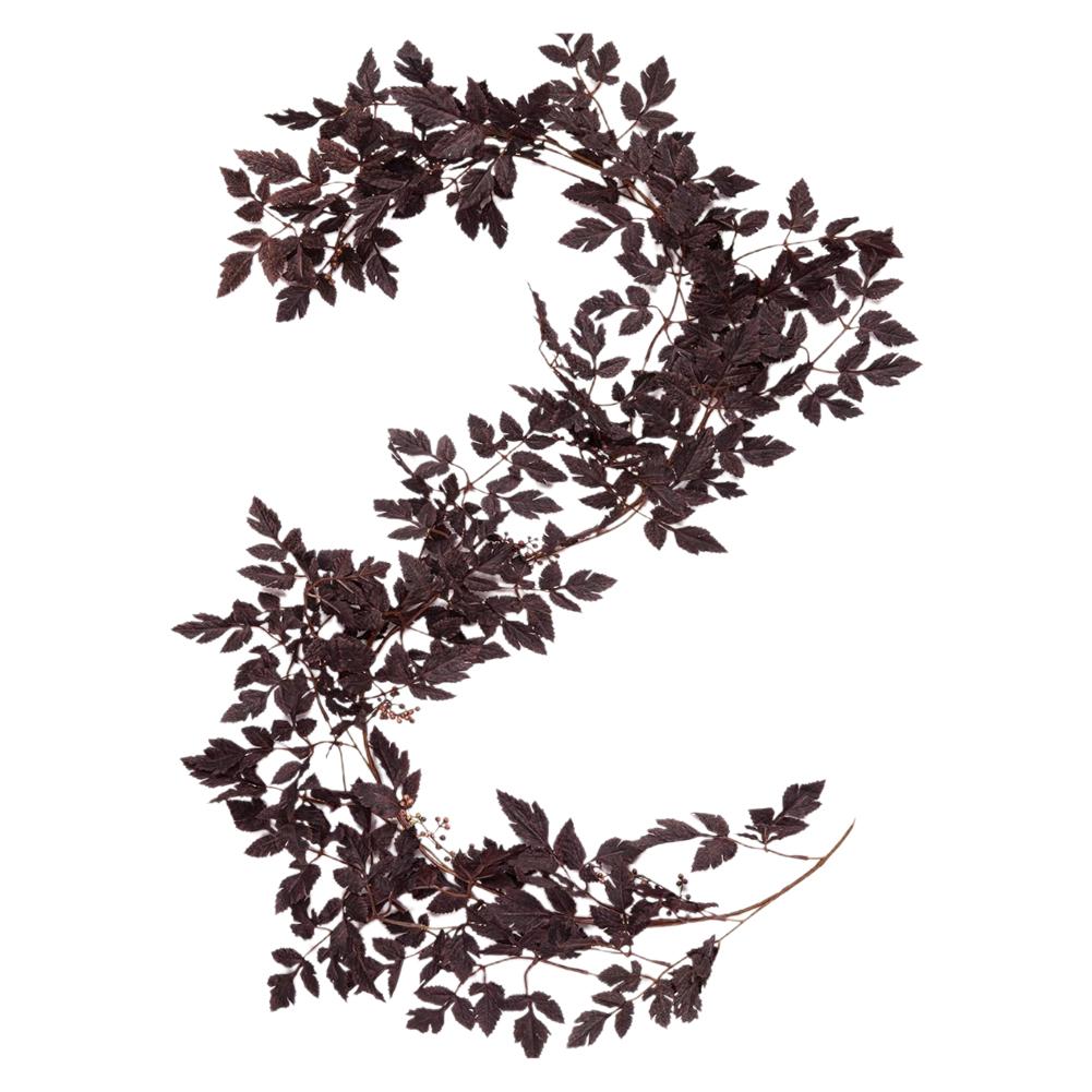 180cm Simulated Maple Leaf Plant Leaf Vine Halloween Autumn Ornament Thanksgiving Decoration Home Wall Hanging Vase Arrangement
