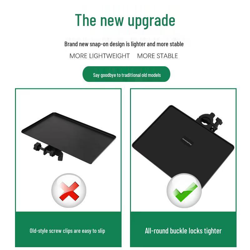Universal Mobile Sound Card Floor Stand with Microphone Mount and Storage Tray