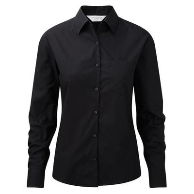 Jerzees Ladies/Womens Long Sleeve Pure Cotton Work Shirt