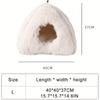 Pet Bed for Cats, Warm and Cozy, Enclosed Cave Design, Easy To Clean