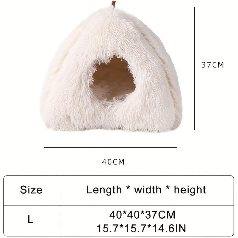 Pet Bed for Cats, Warm and Cozy, Enclosed Cave Design, Easy To Clean