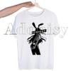 Bunny Girl Senpai Sakurajima Mai Printed T Shirt  Unisex Retro Washed Tops Tees Harajuku Tshirt Streetwear Hip Hop Male T-shirts Shirt