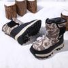 Winter Children's Fashionable Velvet Warm Casual High Top Cotton Shoes Ice Claw Snow Boots Mountain Climbing Cotton Boots 31-40