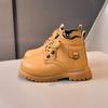 New Children's Soft-Sole Martin Boots | Stylish Yellow Boots for Boys & Girls, Side-Zipper Boots for Toddlers & Young Kids