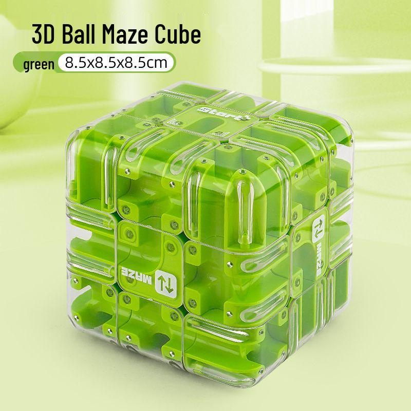 International Rolling Ball Maze Magic Cube: Third-Order Puzzle Toy for Children's Logic and Stress Relief.