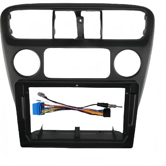 9 Inch Car Radio Fascia Frame 2DIN Install Panel Dashboard Compatible With Accord 6TH 1998-2003(Black)