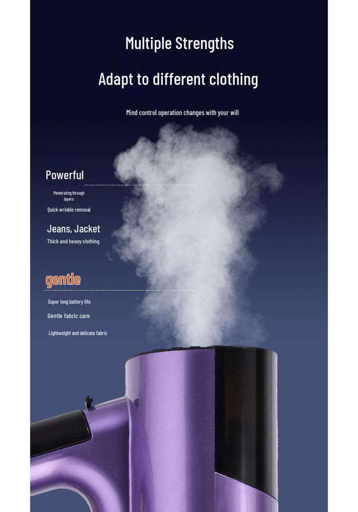 Portable Handheld Garment Steamer and Electric Iron
