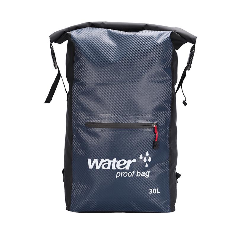 Waterproof Outdoor Drifting & Canyoning Backpack - Double Shoulder Barrel Bag for Beach & Storage.