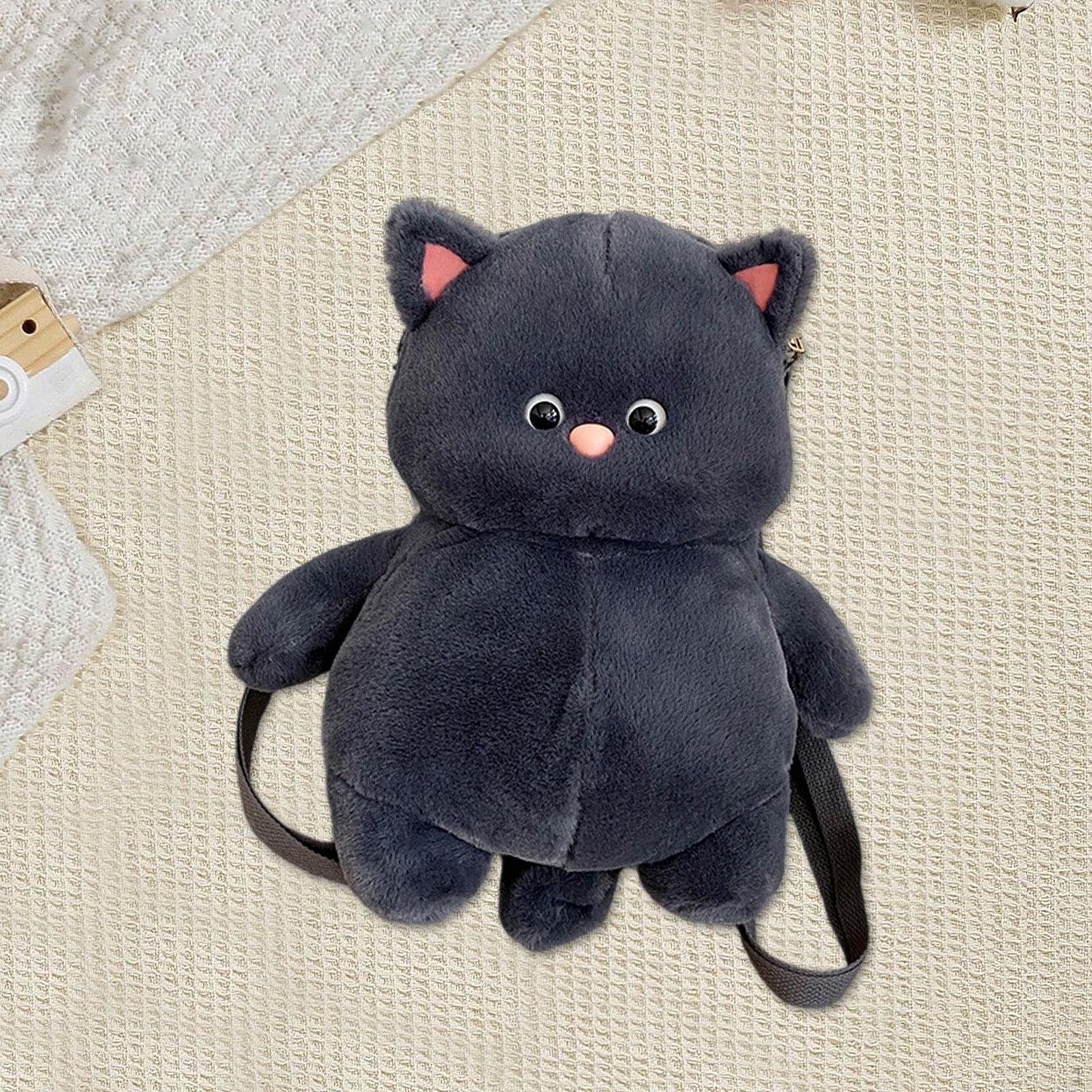 

Рюкзак-іграшка для кота, подарунок на день народження, мила м яка іграшка для дітей сірий колір