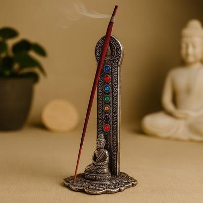 Räucherstäbchenhalter, 7-Chakra Buddha Turm