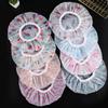 Colorful Reusable Shower Cap with Elastic Band Thicken Bathing Hat for Women Perfect for Hair Salon Bathing Accessory Waterproof