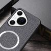 For Huawei Pura 70 Pro/Pura 70 Pro+ Case TPU+Cloth Dropproof Magnetic Phone Cover