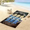 Fallout Print Beach Towel, Large Soft Quick Dry Towel for Beach Camping Swimming