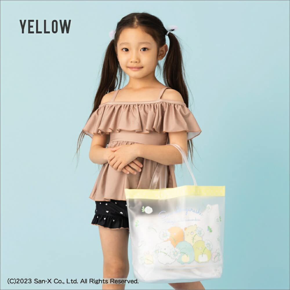 Sumikkogurashi "Sumikko Coordinate" Tote Bag Beach Bag (Yellow)