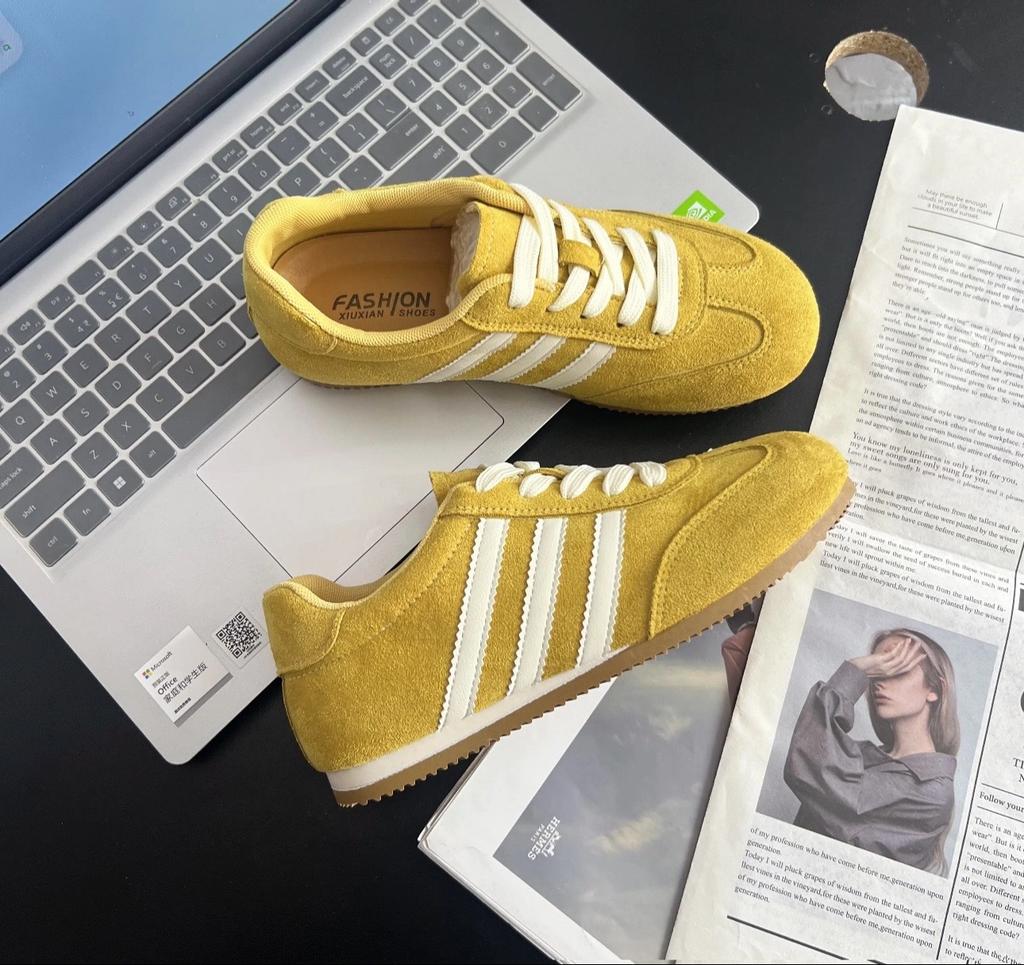 Retro Dexun shoes women's shoes spring 2025 new flat-soled Forrest Gump shoes sports shoes lightweight casual soft-soled single shoes