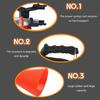 Engine Refueling Funnel with Adjustable Width Holdings Clamps Oil Filling Funnel